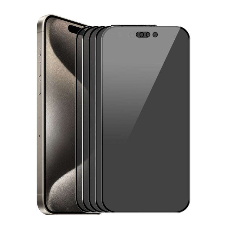 5pcs ENKAY Hat-Prince 28° Anti-peeping Tempered Glass Protector Full Screen Film, For iPhone Duo...