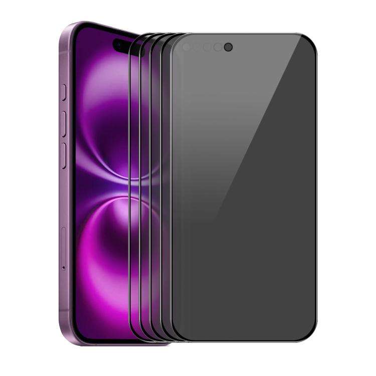 5pcs ENKAY Hat-Prince 28° Anti-peeping Tempered Glass Protector Full Screen Film, For iPhone Duo...