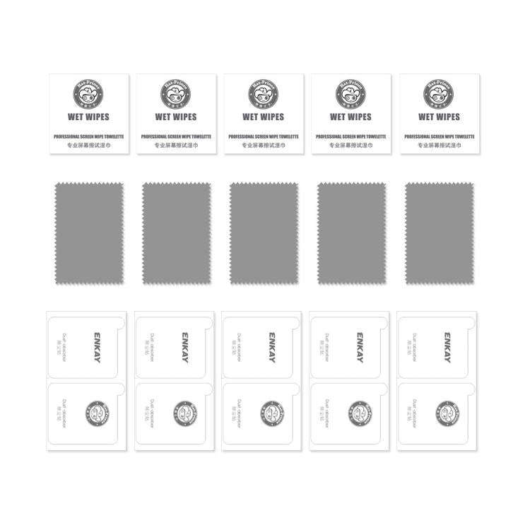 5pcs ENKAY Hat-Prince 28° Anti-peeping Tempered Glass Protector Full Screen Film, For iPhone Duo...