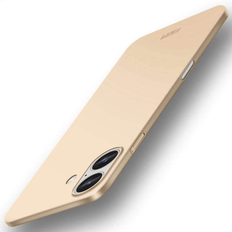 MOFI Frosted PC Ultra-thin Hard Phone Case, For iPhone 16 Plus, For iPhone 16, For iPhone 15 Pro ...