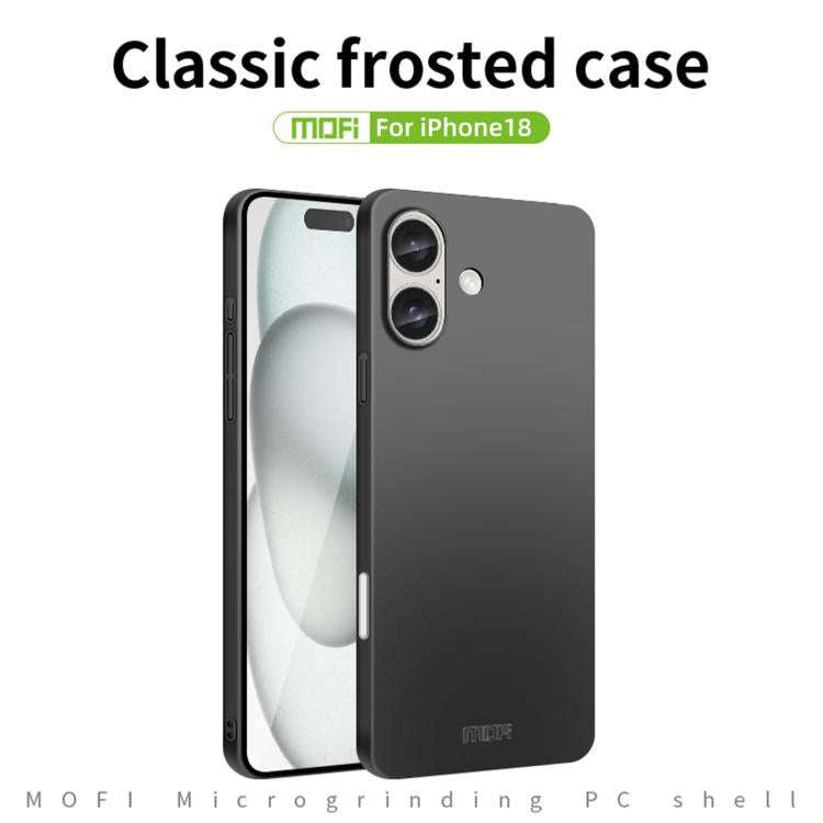 MOFI Frosted PC Ultra-thin Hard Phone Case, For iPhone 18, For iPhone 18 Pro, For iPhone 18 Pro M...