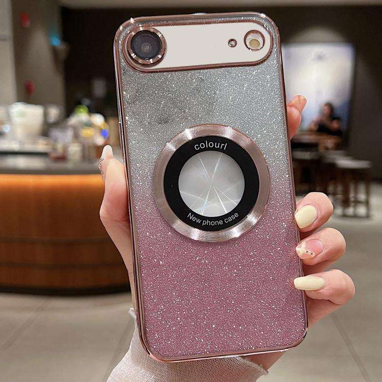Gradient Glitter Electroplating MagSafe TPU Phone Case, For iPhone 17e / 16e, For iPhone 17 Pro M...