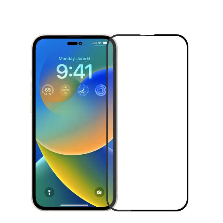 MOFI 9H 2.5D Full Screen Tempered Glass Film, For iPhone Duo Outer Screen, For iPhone 18, For iPh...