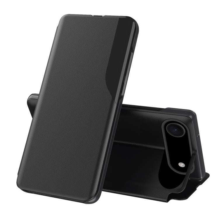 Side Display Flip Leather Phone Case, For iPhone 17e / 16e, For iPhone 17 Pro Max, For iPhone 17 ...