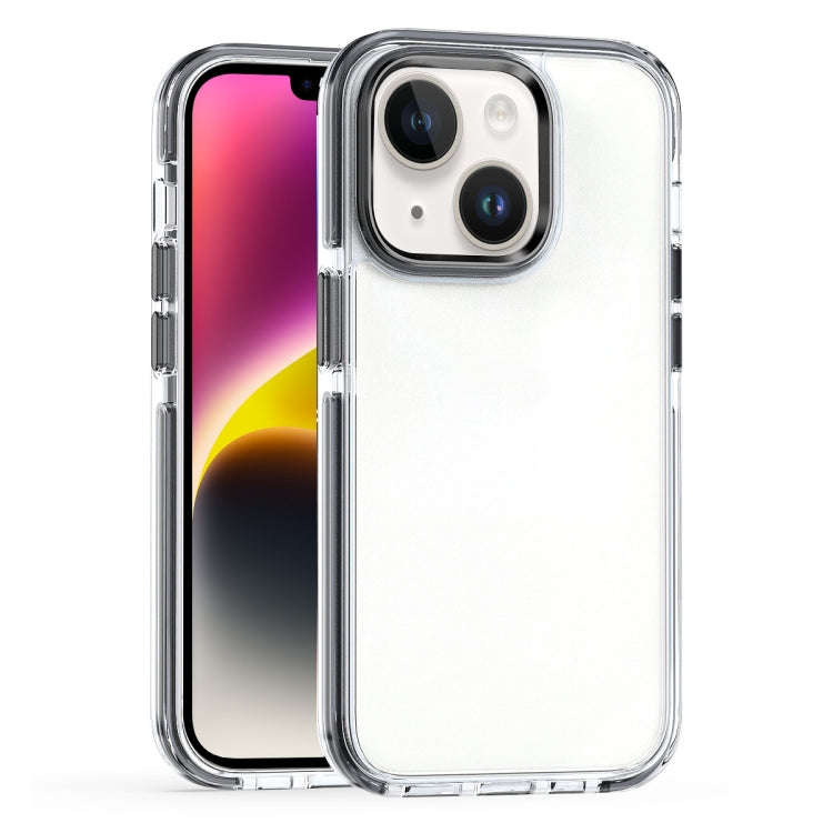 Two-color TPU Transparent PC Shockproof Phone Case, For iPhone 15 Pro Max, For iPhone 15 Pro, For...