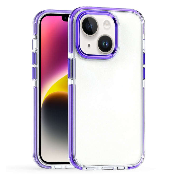Two-color TPU Transparent PC Shockproof Phone Case, For iPhone 15 Pro Max, For iPhone 15 Pro, For...