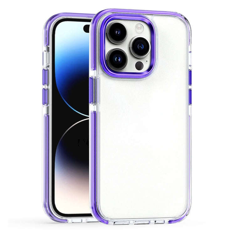 Two-color TPU Transparent PC Shockproof Phone Case, For iPhone 15 Pro Max, For iPhone 15 Pro, For...