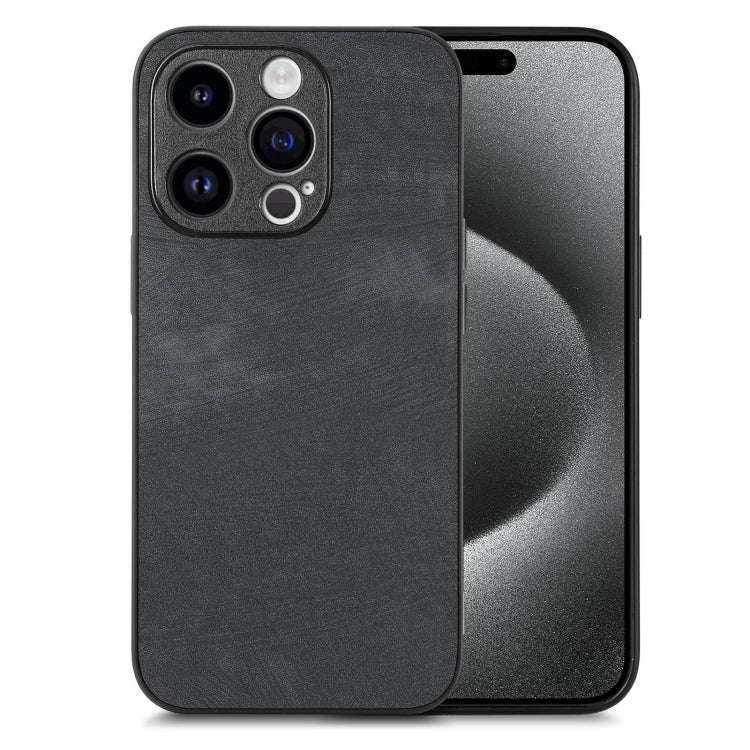Vintage Leather PC Back Cover Phone Case, For iPhone 16, For iPhone 15 Pro Max, For iPhone 15 Pro...