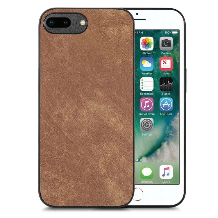 Vintage Leather PC Back Cover Phone Case, For iPhone 7 Plus / 8 Plus, For iPhone 6 Plus / 6s Plus...