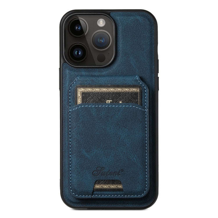 Suteni H16 Litchi Texture Leather Detachable Wallet Back Phone Case, For iPhone 12 Pro, For iPhon...