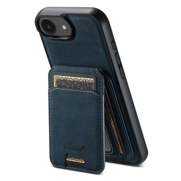 Suteni H16 Litchi Texture Leather Detachable Wallet Back Phone Case, For iPhone 12 Pro, For iPhon...