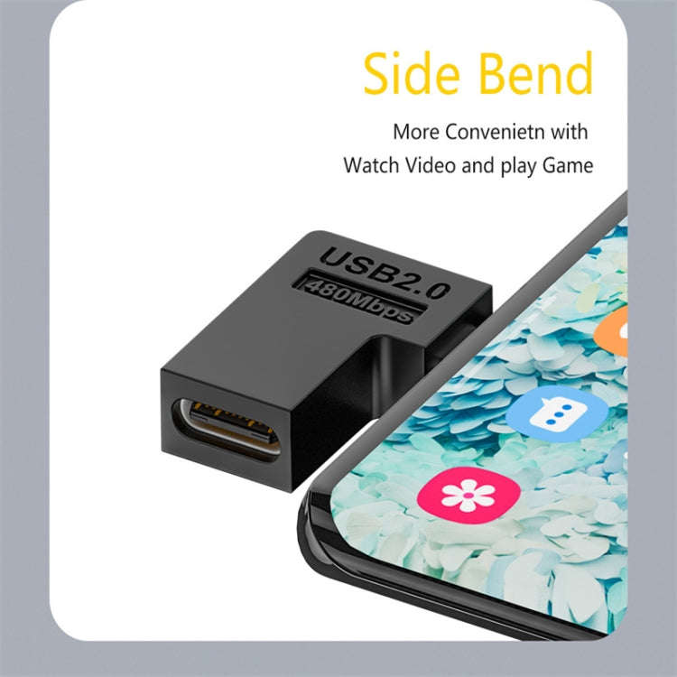 Type-C Female to Micro USB Male Adapter Data Charging Transmission, Type-C Female to Micro Male U...
