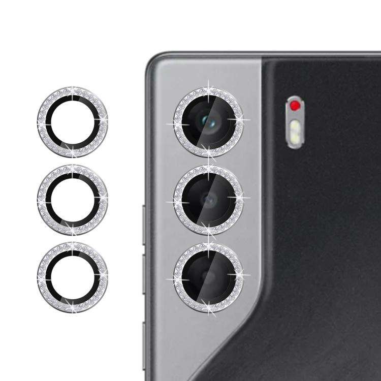 Kalebol Individual Camera Lens Diamond Ring Protector, For Tecno Camon 40 Pro 4G