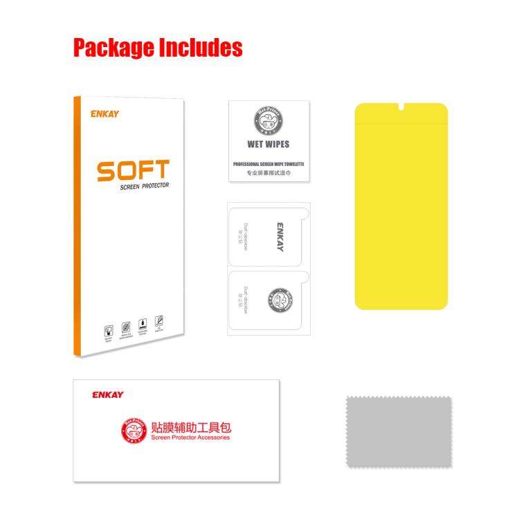 ENKAY Full Full Glue Coverage Soft Explosion-proof Hydrogel Film, For Nothing CMF Phone 2 Pro, Fo...