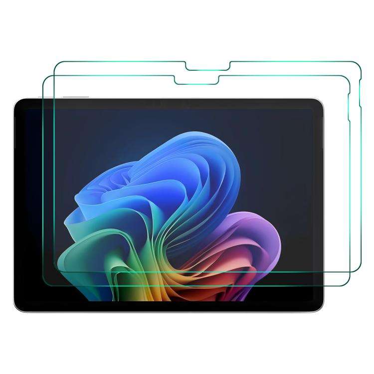 2pcs ENKAY Hat-Prince 0.33mm Explosion-proof Tempered Glass Film, For Microsoft Surface Pro 12 2025