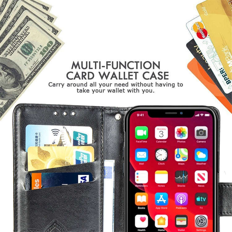 Butterfly Love Flowers Embossing Horizontal Flip Leather Case For  iPhone XI2019with Holder...