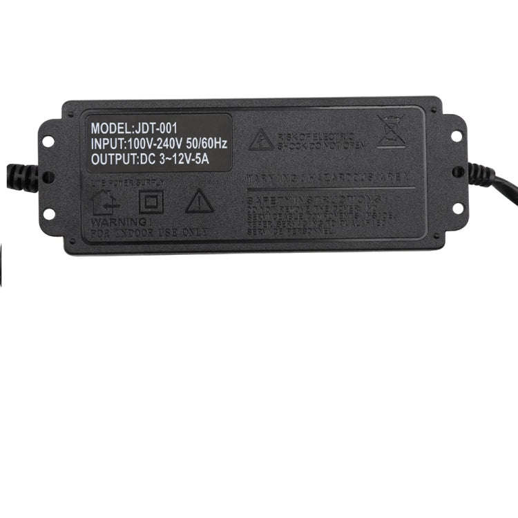 AC To DC Adjustable Voltage Power Adapter Universal Power Supply Display Screen Power Switching C...