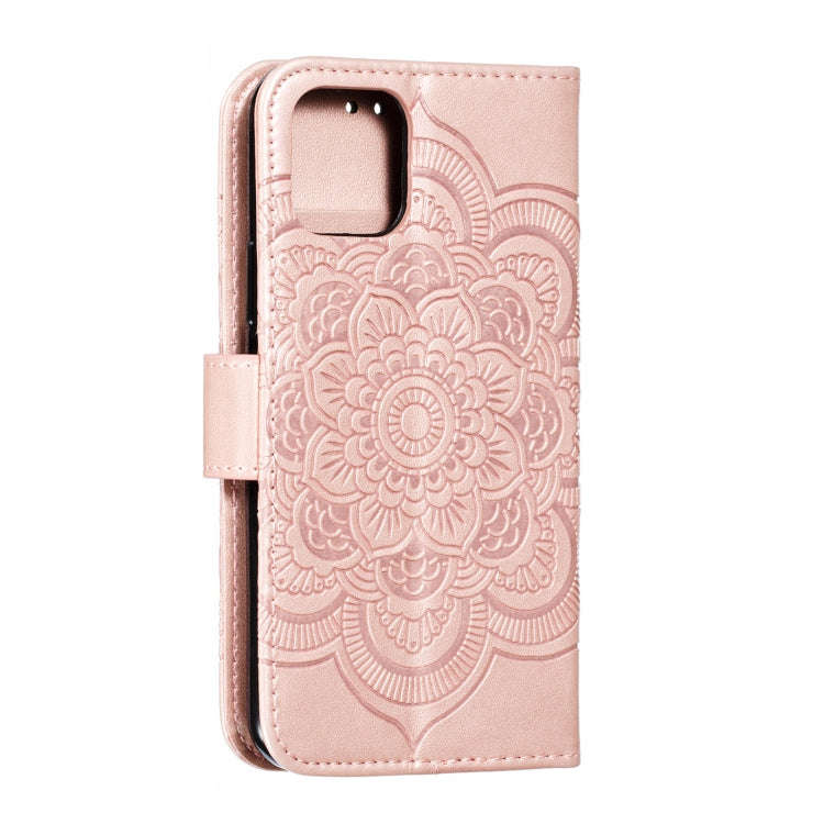 Mandala Embossing Pattern Horizontal Flip Leather Case for iPhone XI2019, with Holder & Car...