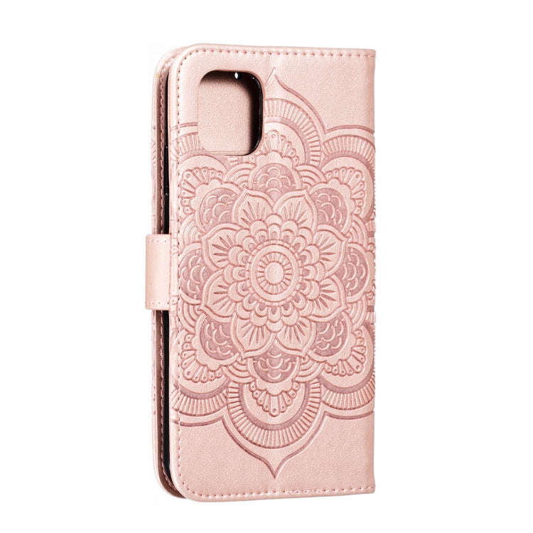 Mandala Embossing Pattern Horizontal Flip Leather Case for iPhone XIR2019, with Holder & Ca...