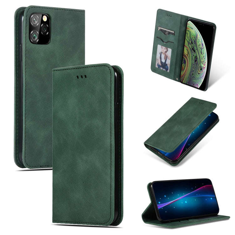 Retro Skin Feel Business Magnetic Horizontal Flip Leather Case for iPhone XI MAX 2019, For iPhone...