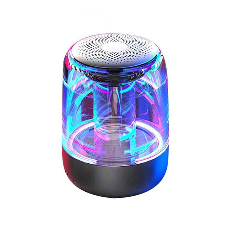 C7 Bluetooth 5.0 Speaker Transparent LED Luminous Subwoofer TWS 6D Surround HIFI Stereo Cool Audi...