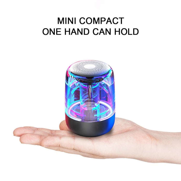 C7 Bluetooth 5.0 Speaker Transparent LED Luminous Subwoofer TWS 6D Surround HIFI Stereo Cool Audi...