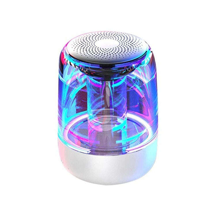 C7 Bluetooth 5.0 Speaker Transparent LED Luminous Subwoofer TWS 6D Surround HIFI Stereo Cool Audi...