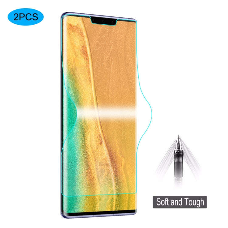 2 PCS ENKAY Hat-Prince 0.1mm 3D Full Screen Protector Explosion-proof Hydrogel Film, For Huawei M...