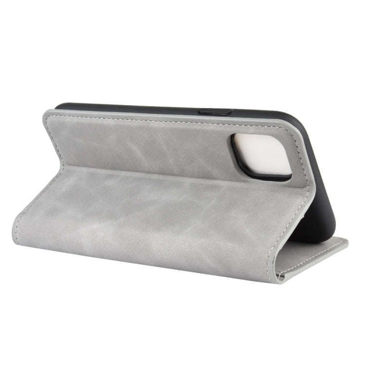 For iPhone 11 Pro Max   Retro-skin Business Magnetic Suction Leather Case with Purse-Bracket-Chuc...