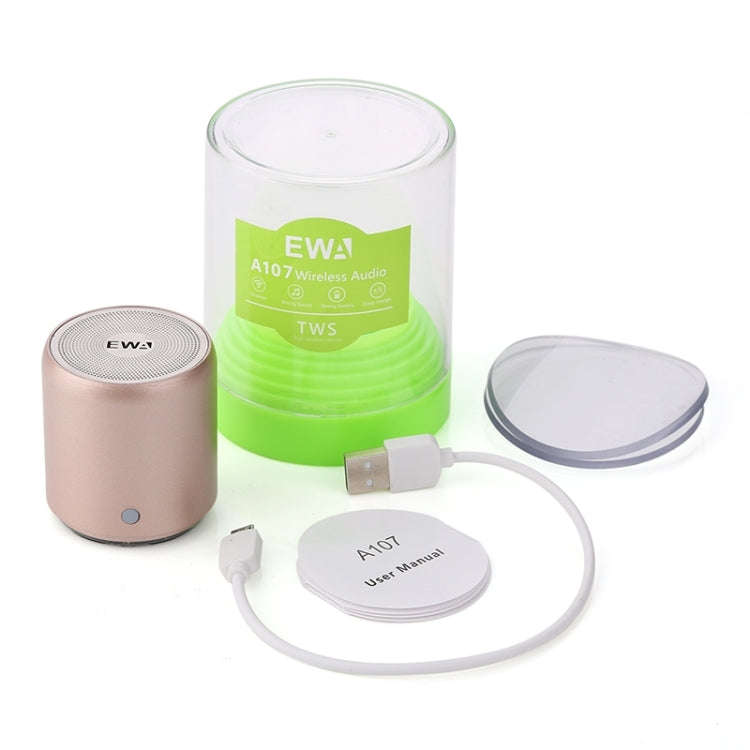 EWA A107 TWS Portable Super Mini Bluetooth Speaker Wireless Subwoofer Boom Box Computer Speakers ...