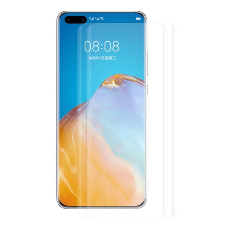 For Huawei P40 Pro 2 PCS ENKAY Hat-Prince 3D Full Screen PET Curved Hot Bending HD Screen Protect...