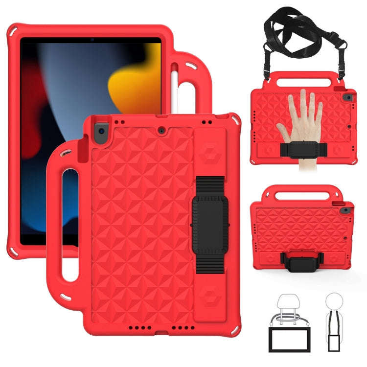 Diamond Back Design Style EVA Children's Fall Proof Cover Flat Protective Shell With Strap, For i...