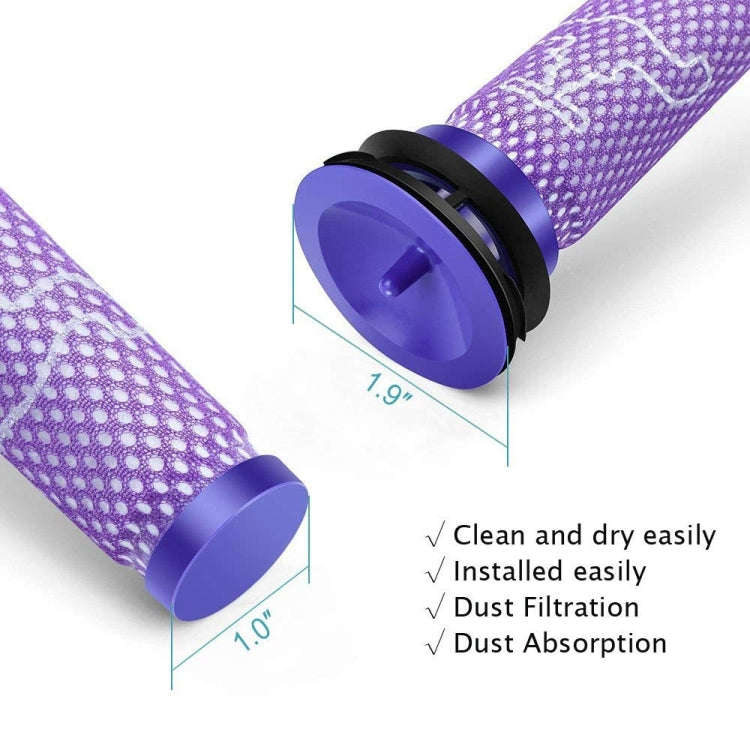 Filter Washable Replacement Filter for Dyson DC58 DC59 DC61 DC62 V6 V7 V8 Series Vacuum Cleaner, ...