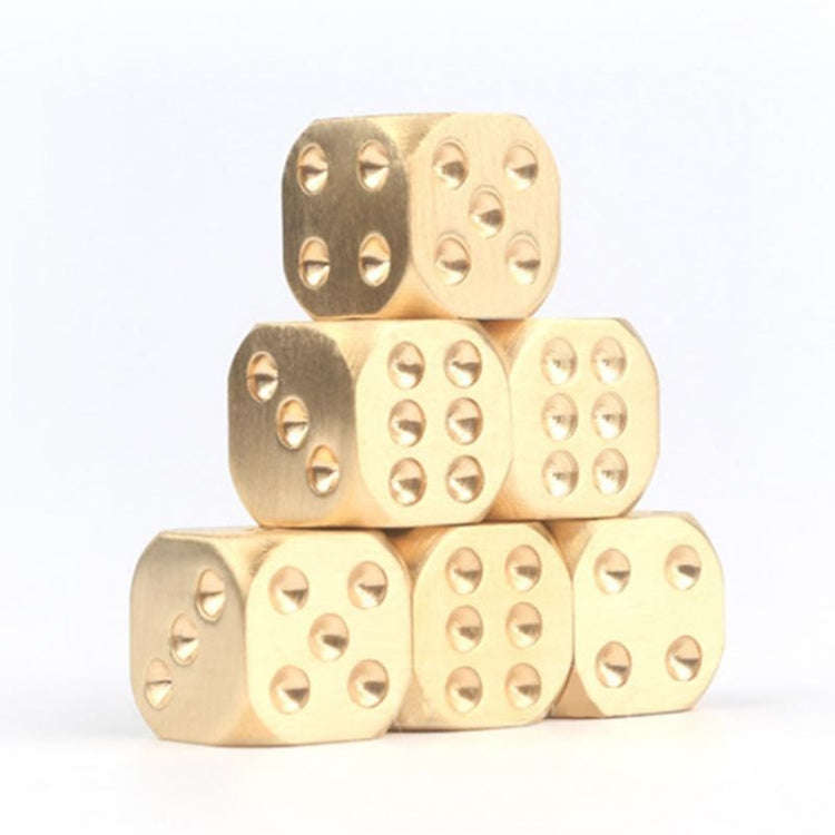 2 PCS Metal Solid Polyhedral Family Party Large Game Dice, 2 PCS Metal Polyhedral Dice