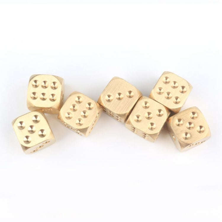 2 PCS Metal Solid Polyhedral Family Party Large Game Dice, 2 PCS Metal Polyhedral Dice