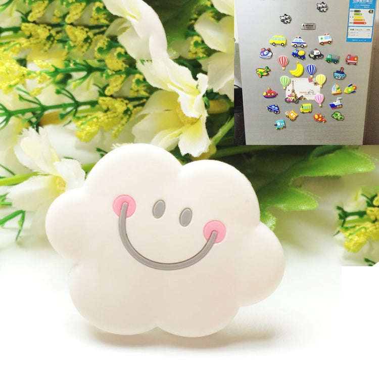 10 PCS Home Fridge Magnets Decorative Message Stickers Children Whiteboard Stickers, Cloud, Rainb...