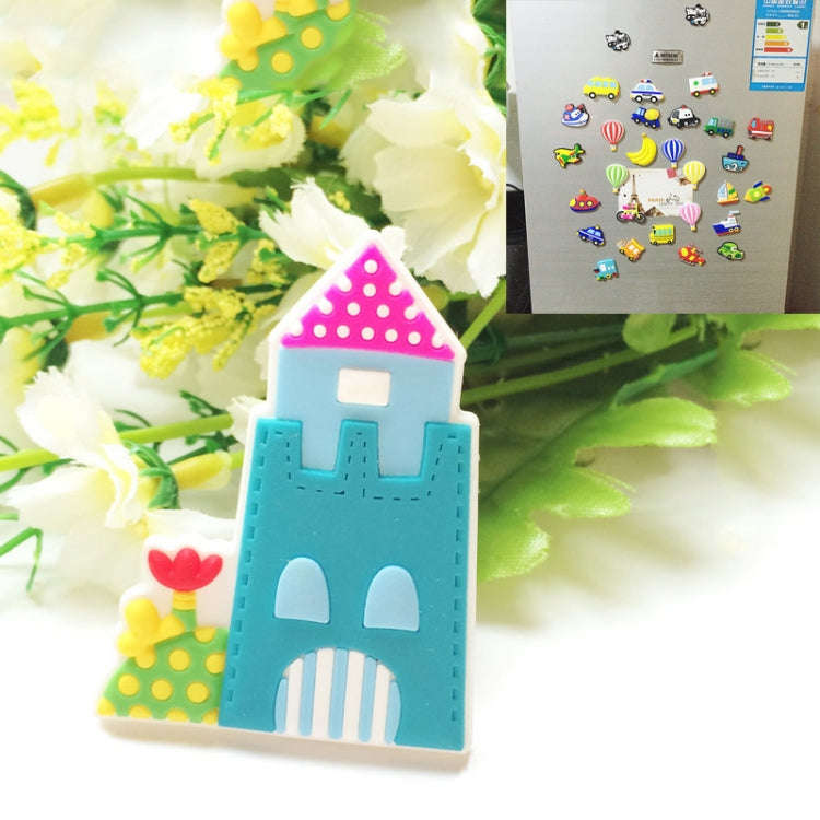 10 PCS Home Fridge Magnets Decorative Message Stickers Children Whiteboard Stickers, Cloud, Rainb...