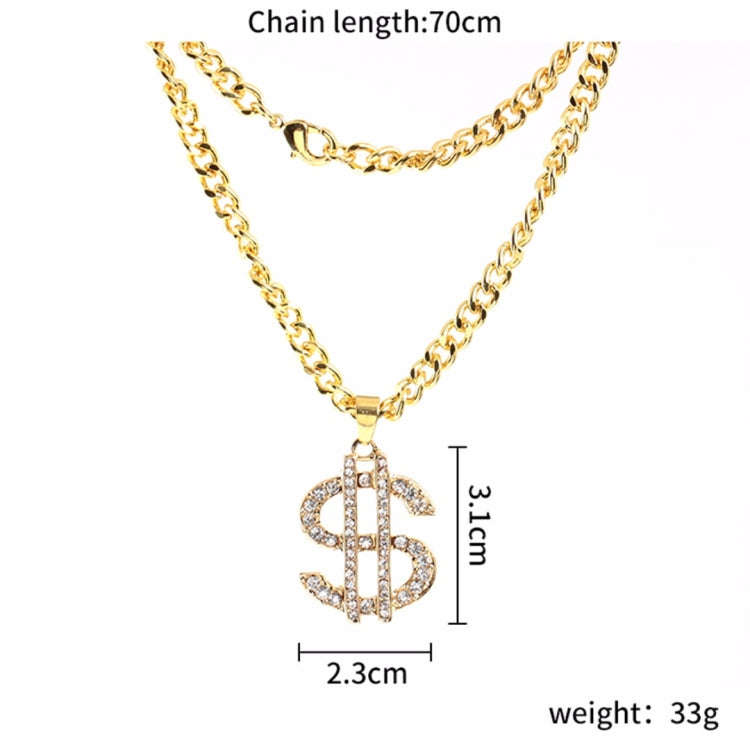Hip-Hop S Shape Necklace Sweater Chain