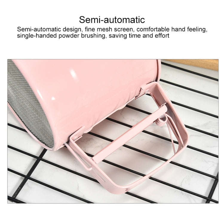 Stainless Steel  Flour Sieve Baking Tool Hand-Pressed Flour Sieve