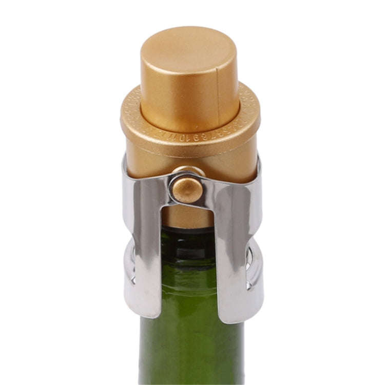 Push-button Stainless Steel Pumping Champagne Stopper Sparkling Champagne Snap Wing Vacuum Wine S...