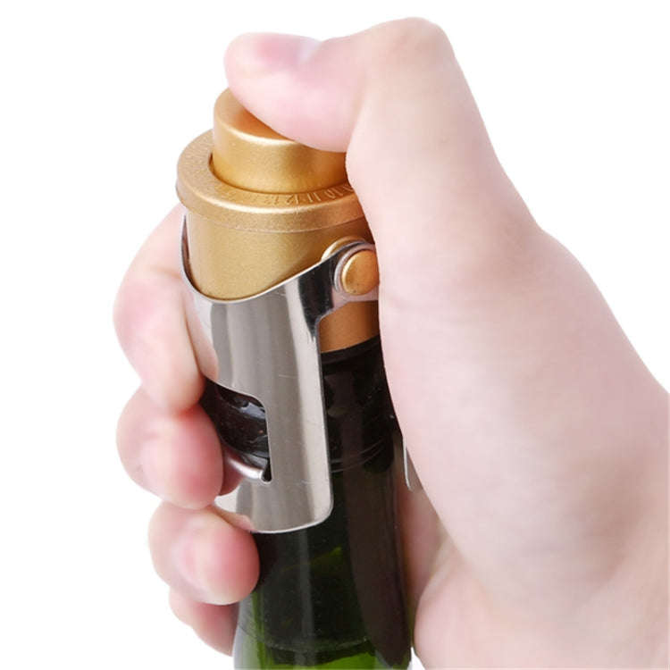 Push-button Stainless Steel Pumping Champagne Stopper Sparkling Champagne Snap Wing Vacuum Wine S...