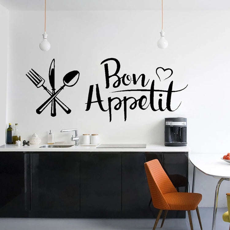 DIY Knife And Fork Removable Wall Decal Family Mural Art 3D Home Decor, Knife And Fork