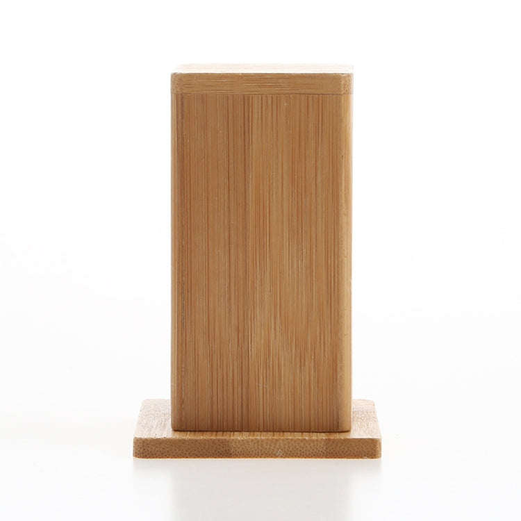 2 PCS Natural Bamboo Toothpick Box Square Restaurant Hotel Toothpick Can with Lid, Bamboo Toothpi...