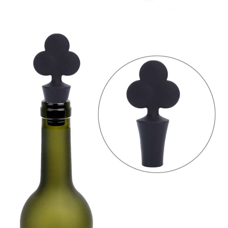 Silicone Wine Stopper Poker Series Wine Stopper, 12 PCS Peach Heart Shape, 12 PCS Poker Shape, 12...