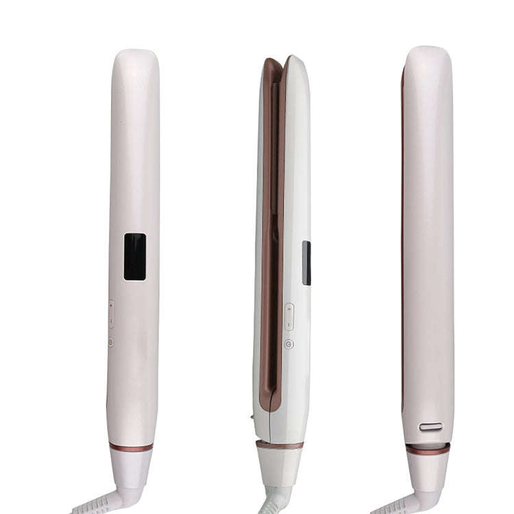 Professional Hair Straightener LED Display Ceramic Coating Plate Ionic Curling Flat Iron