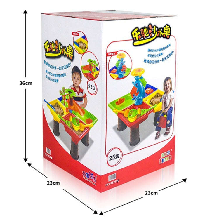 Outdoor Sandy Beach Table Toys Set for Kids, Beach Table(Tree and Round Table), Beach Table(Dolph...