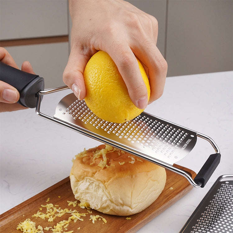 Cheese Grater Stainless Steel Blade Cheese Slicer Lemon Grater Chocolate Scraping Planer with Pro...