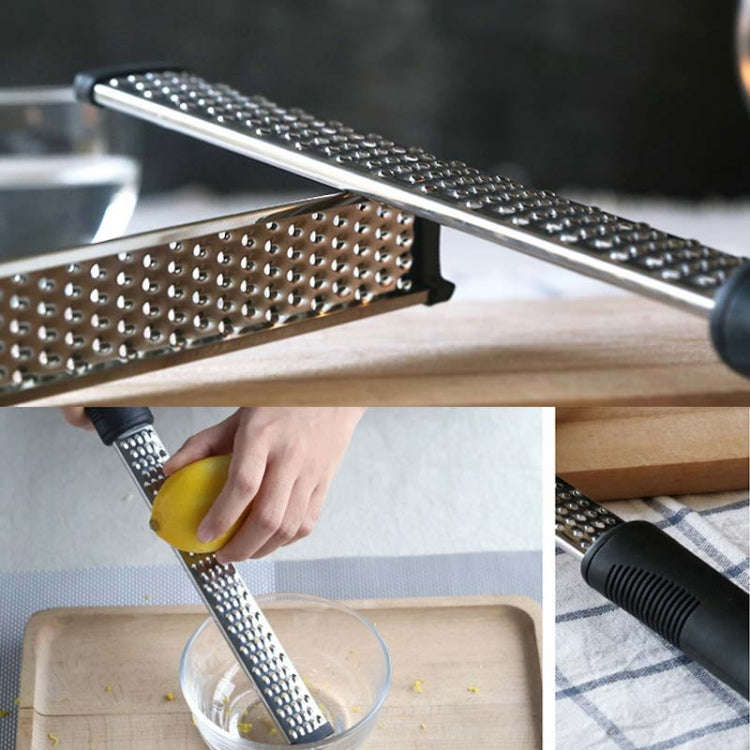 Portable Rectangle Stainless Steel Cheese Grater Tools Chocolate Lemon Fruit Peeler, PP bag packa...