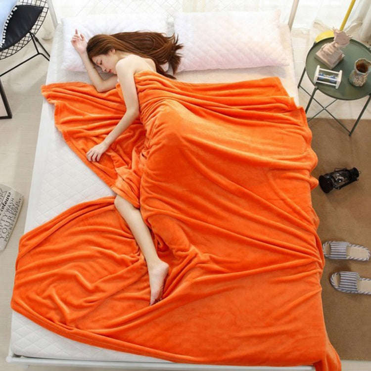 Solid Color Flannel Coral Fleece Blanket Super Soft Plaid Coverlet Sofa Cover Winter Warm Sheets ...