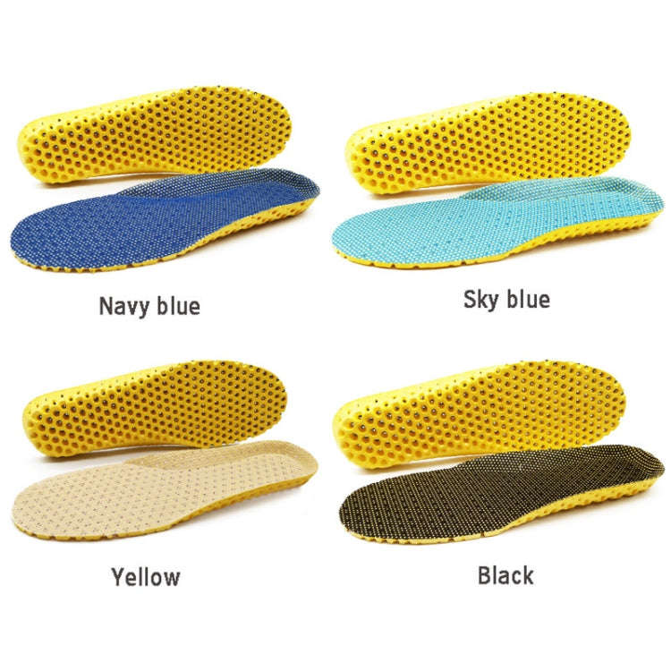 5 Pairs Stretch Breathable Deodorant Running Cushion Insoles, 46